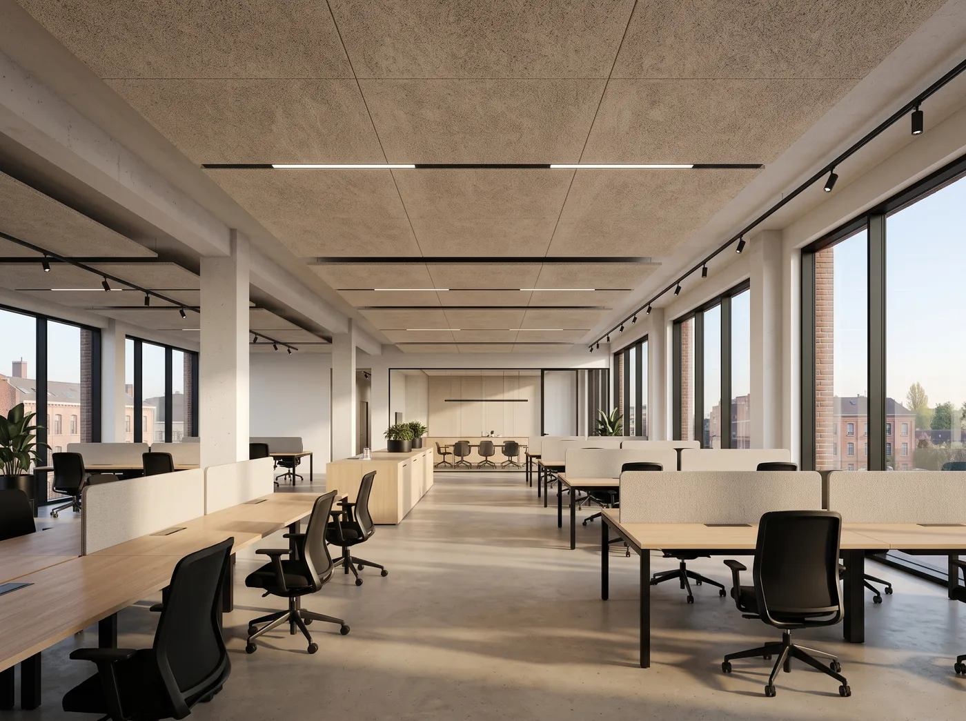 PHOTO — OPEN SPACE, PLAFOND ACOUSTIQUE, 4:3